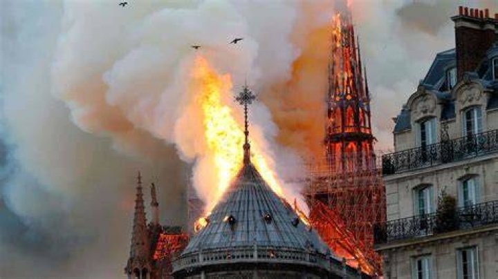 Notre Dame Cathedral On Fire — PICS
