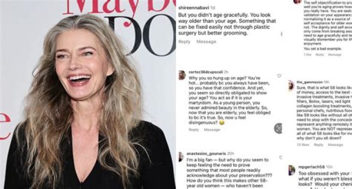 Paulina Porizkova Responds To Criticism On Sexy Photos – Hollywood Life