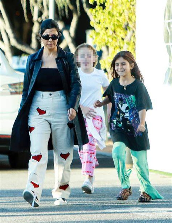 Penelope Disick, 9, Rocks Retro New Kids On The Block Shirt While Shopping With Kourtney Kardashian