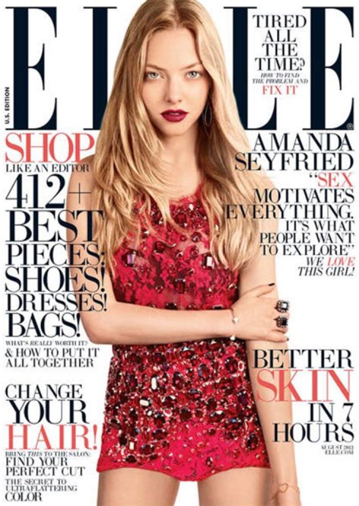 [PICS] Amanda Seyfried ‘ELLE’ Cover August 2013 – Hollywood Life