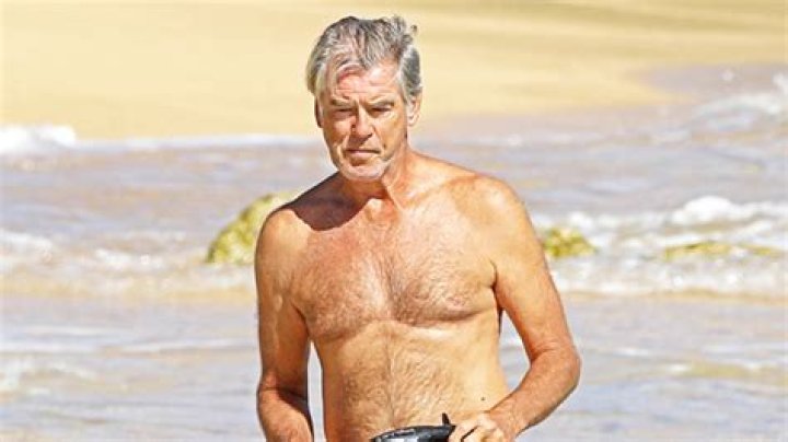 Pierce Brosnan, 67, Emerges From The Ocean Shirtless & Looks Ready To Reprise His ‘James Bond’ Role
