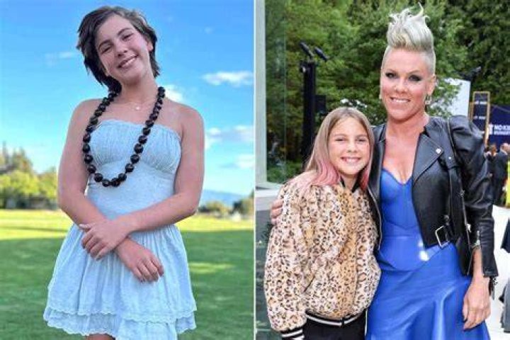 Pink’s Daughter, 8, Dresses Up Like Cinderella With A Cute Hair Bun & Son Jameson, 3, Is Woody