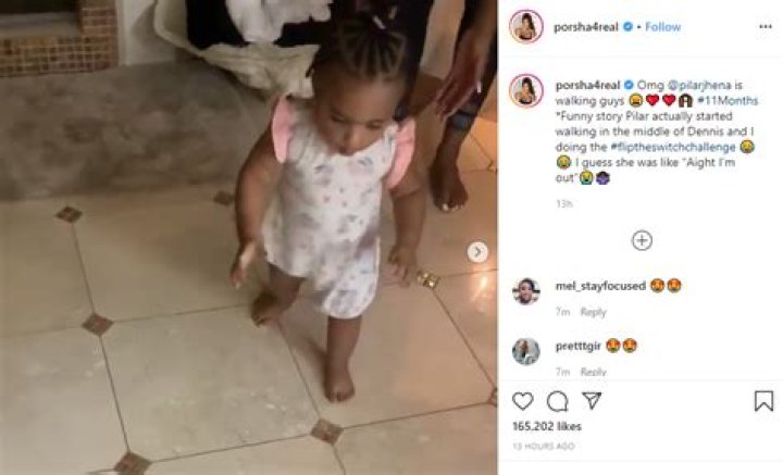 Porsha Williams’ Baby PJ Is ‘Crawling & Scooting’ At 4 Months Old & It’s Too Cute