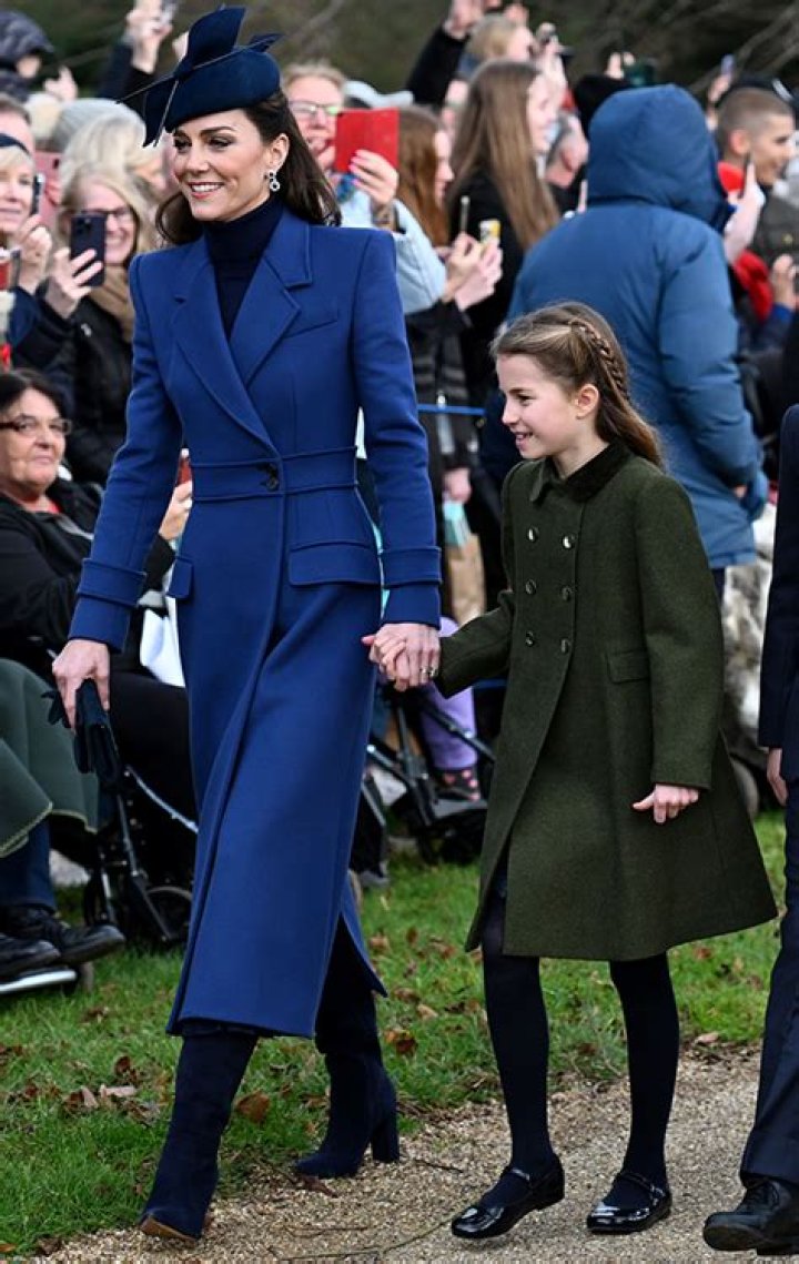 Princess Charlotte Holds Hands With Kate Middleton on Christmas Day – Hollywood Life