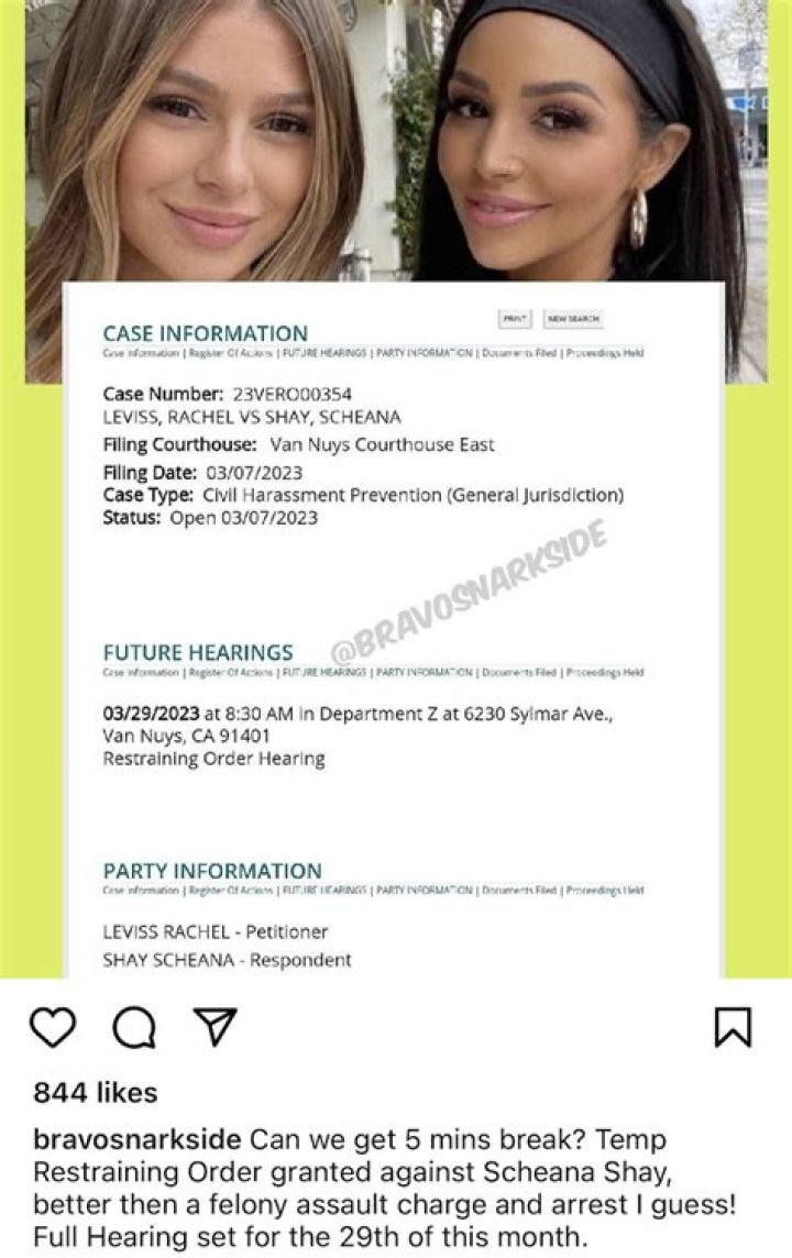 Raquel Leviss Says She ‘Regrets’ Filing Restraining Order That Caused Scheana Shay To Have A ‘Breakdown’