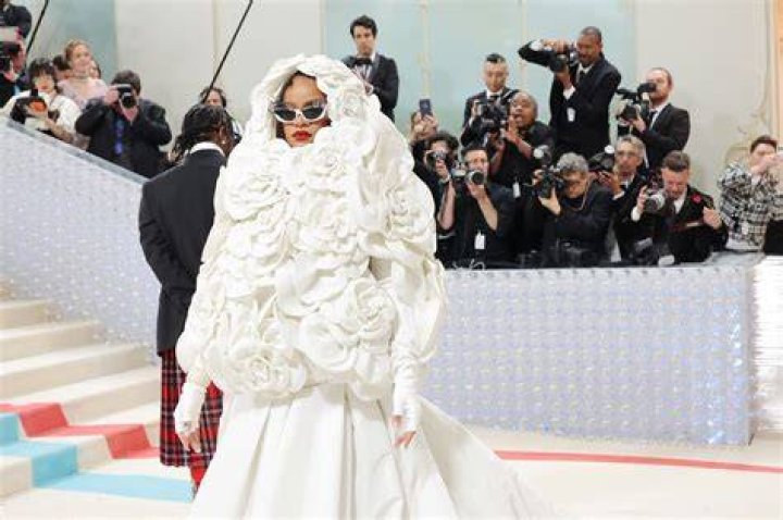 Rihanna Is Dripping In Diamonds In Tight White Midi Dress At 2019 Porcelain Ball In NYC — See Pics