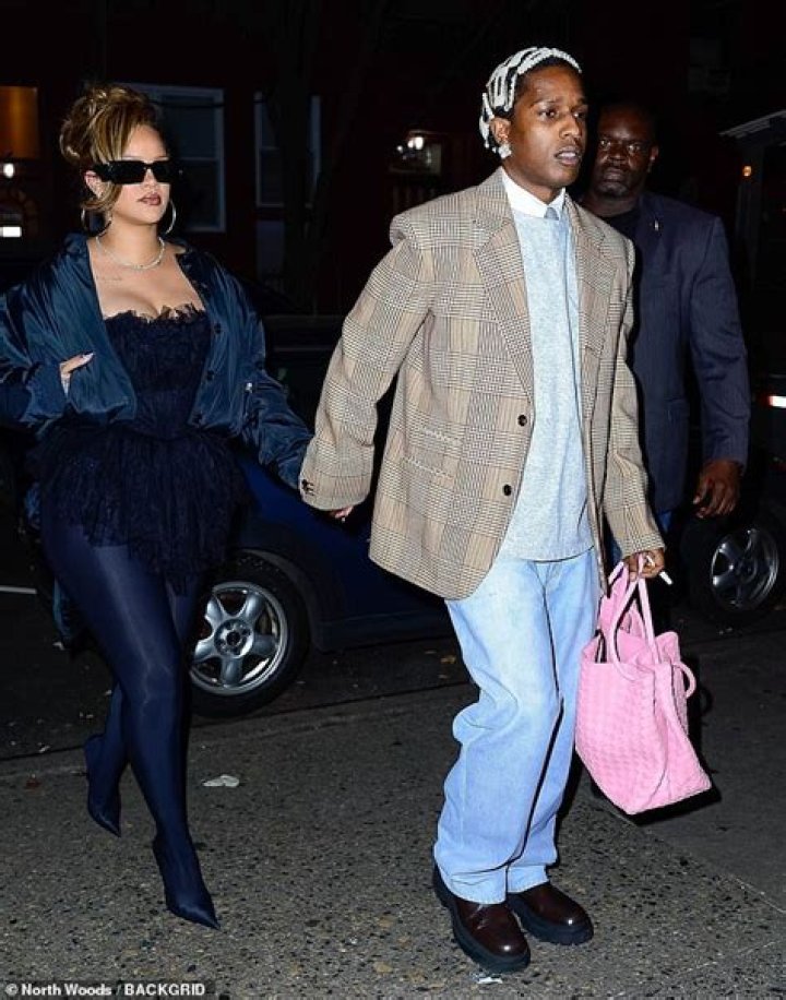 Rihanna Stuns In LBD For Date Night With A$AP Rocky 3 Months After Giving Birth