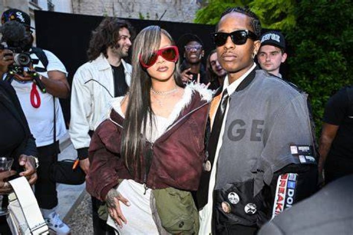 Rihanna Stuns In Sexy Red Outfit While Hitting The Town With A$AP Rocky For His 33rd Birthday