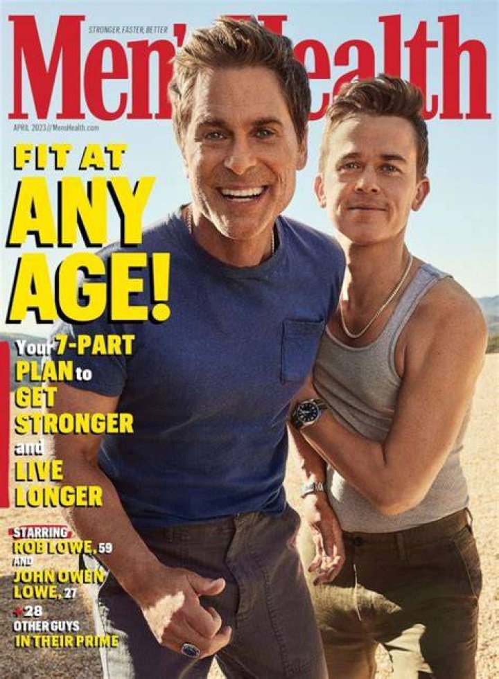 Rob Lowe & His Son John Owen On The Cover Of ‘Men’s Health’ – Hollywood Life