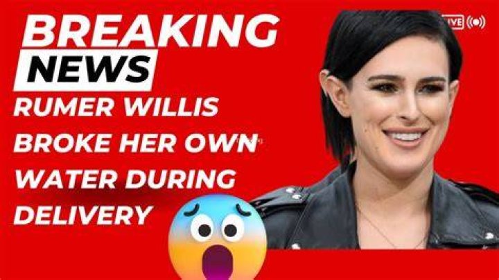 Rumer Willis, 34, Reveals She Had To Break Her Own Water While In Labor During ‘Wild’ Home Birth