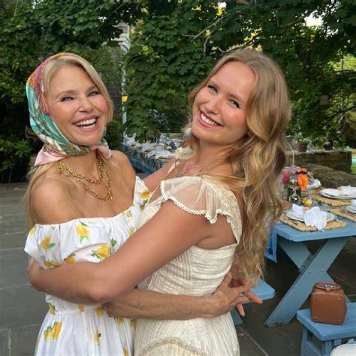 Sailor Lee Brinkley-Cook, 22, Looks Just Like Mom Christie Brinkley In Animal Print One Piece