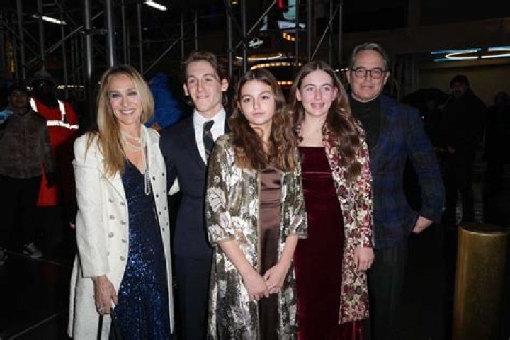 Sarah Jessica Parker Rocks Cool Blue Bandana & White Dress During Rare Outing With Son James, 17