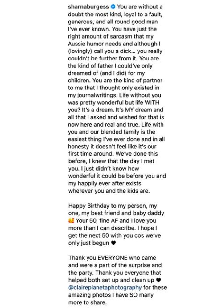 Sharna Burgess Gushes Over Brian Austin Green In 50th Birthday Tribute: You’re ‘All That I Asked For’