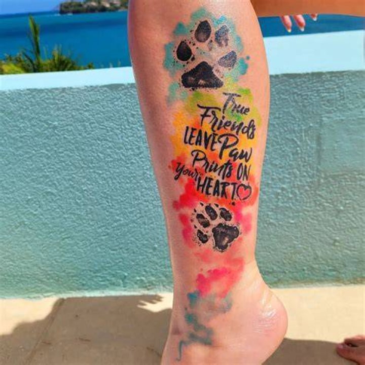 Shows Off Tattoos & Beloved Dog – Hollywood Life