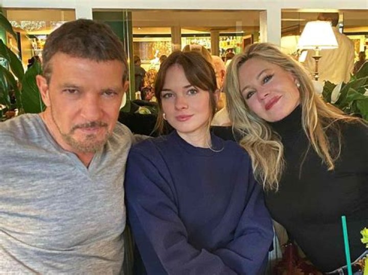 Stella Banderas, 25, Is Total Blend Of Her Parents Melanie Griffith & Antonio Banderas In Rare Pic At Fashion Week