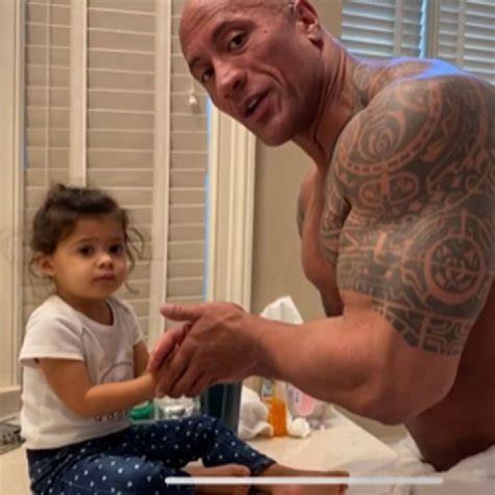 The Rock Sings ‘Moana’ Song While Teaching Daughter, 1, How To Wash Her Hands In Adorable Video