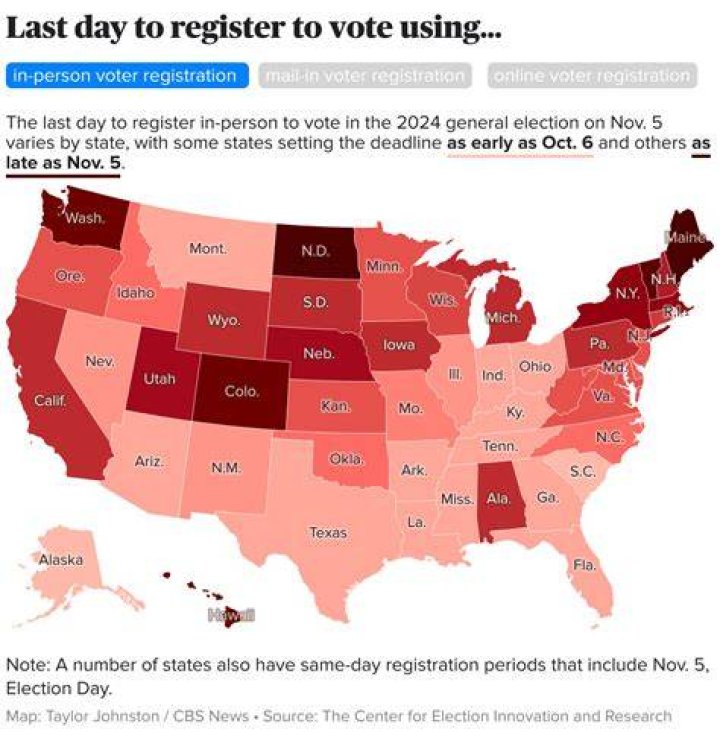 The Voter Registration Deadline For Every State: Find Out What You Need To Do To Vote On Nov. 6