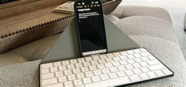 This Wireless Keyboard Connects To Your iPhone So You Can Work From Anywhere & It’s On Sale For Less Than $20