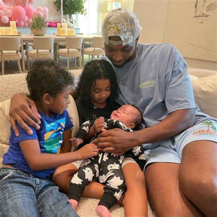 Tristan Thompson Shares Rare Photo Of Son Prince, 5, & True, 4, Together For Daughter’s Birthday