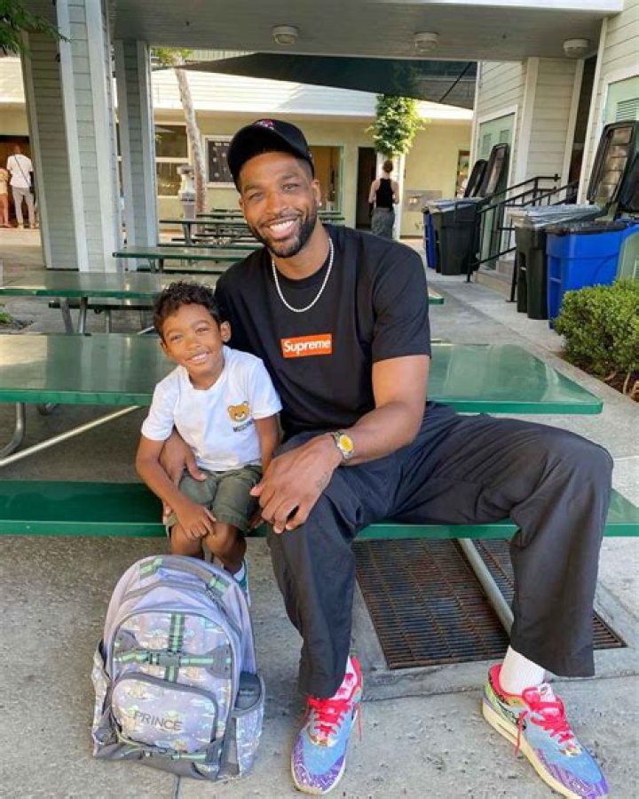 Tristan Thompson Takes Son Prince, 5, To 1st Day Of School In Rare Photo Together