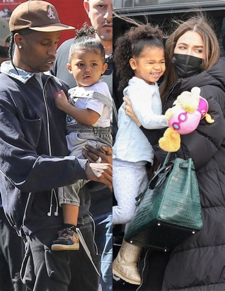 True Thompson, 2, & Stormi Webster, 3, Hold Hands & Go For A Stroll In Cute Summer Dresses