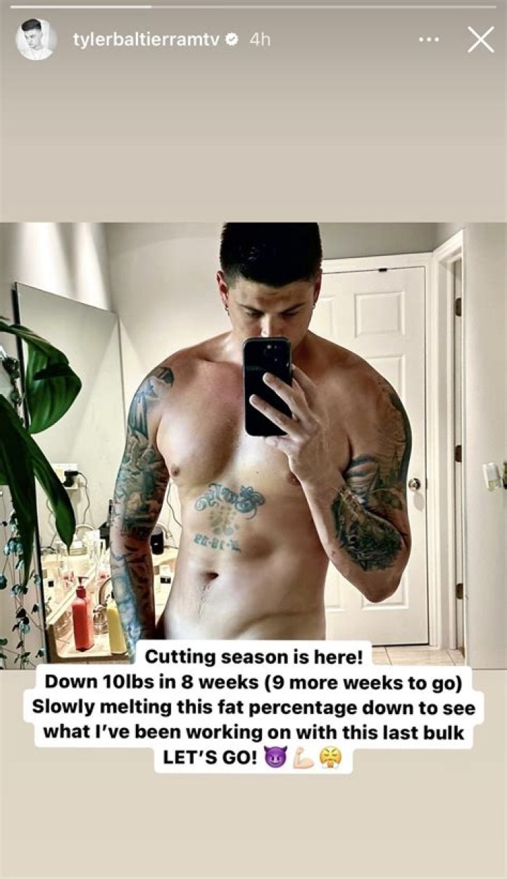 Tyler Baltierra Shares Shirtless Photo Showing His Fitness Journey – Hollywood Life