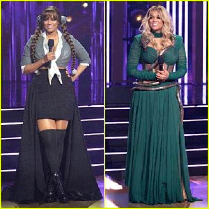 Tyra Banks Rocks Sexy Snake Gown & More To Channel Britney Spears On ‘DWTS’