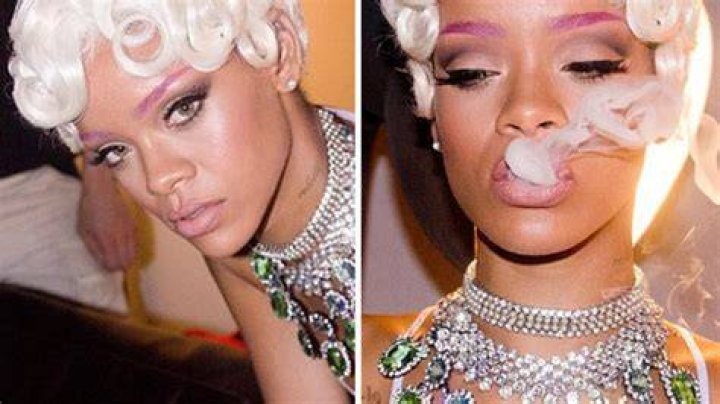 [VIDEO] Rihanna’s White Hair & Pink Eyebrows — ‘Pour It Up’ Music Video – Hollywood Life