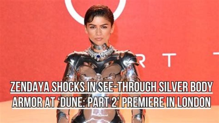 Zendaya Shocks in See-Through Silver Body Armor at ‘Dune: Part 2’ Premiere in London